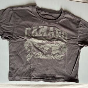 Chemistry Gray Crop Top